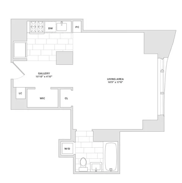 Studio Apartment for rent in Financial District - Manhattan, New York