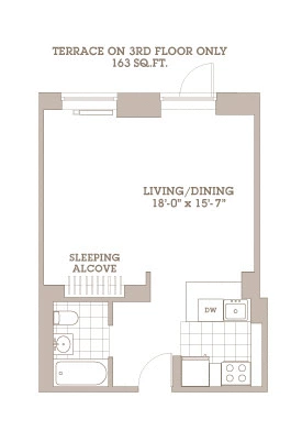 Studio Apartment for rent in Downtown Brooklyn - Brooklyn, New York