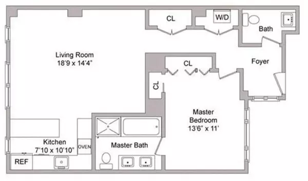 1 bedroom apartment for rent in Financial District - Manhattan, New York