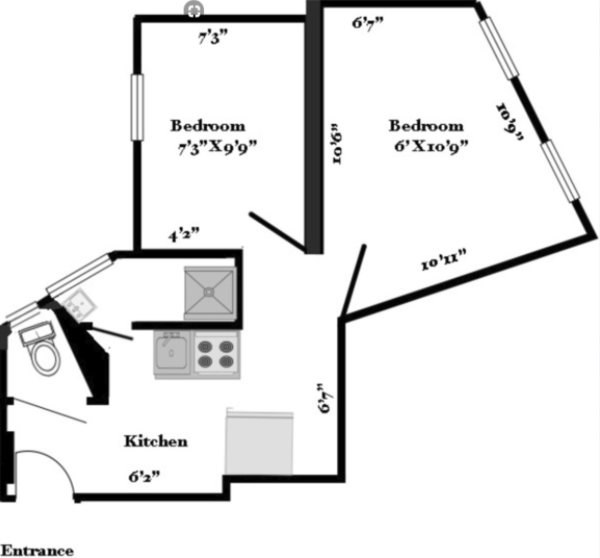 2 bedrooms apartment for rent in West Village - Manhattan, New York