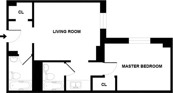 1 bedroom apartment for rent in Midtown West - Manhattan, New York