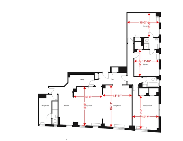 4 bedrooms apartment for rent in Prospect Heights - Brooklyn, New York