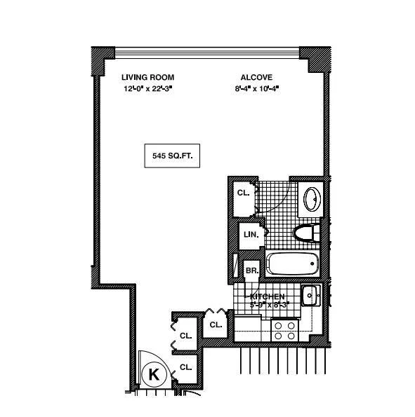 Studio Apartment for rent in Murray Hill - Manhattan, New York
