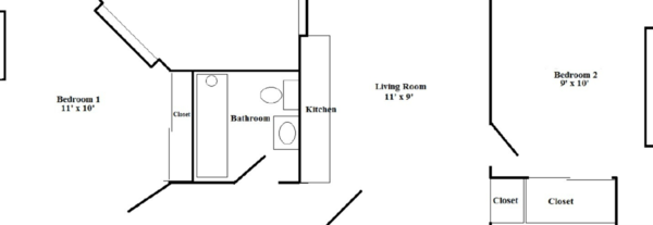 2 bedrooms apartment for rent in Greenwich Village - Manhattan, New York