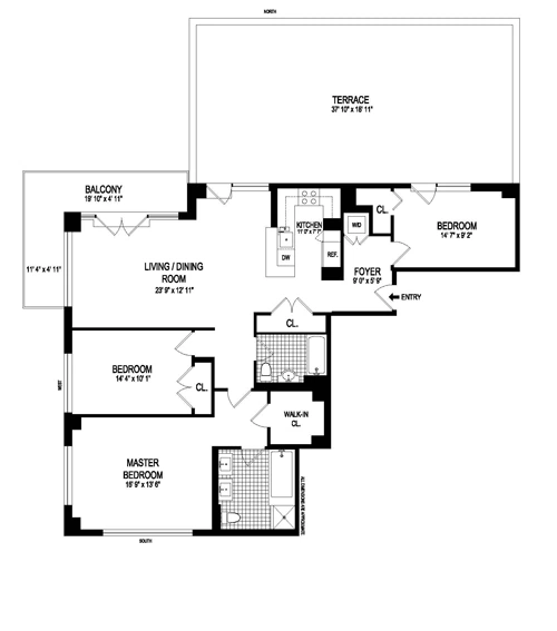 3 bedrooms apartment for rent in East Village - Manhattan, New York