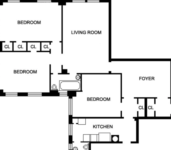 3 bedrooms apartment for rent in Upper West Side - Manhattan, New York