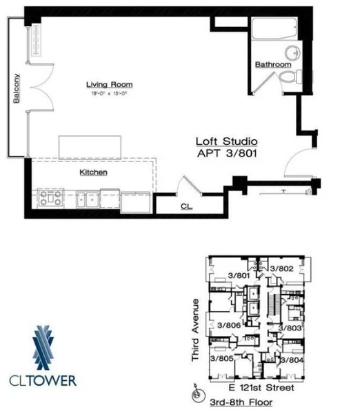 Studio Apartment for rent in Harlem - Manhattan, New York