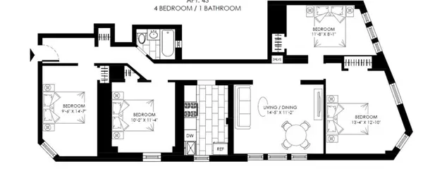 4 bedrooms apartment for rent in Washington Heights - Manhattan, New York