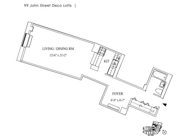 1 bedroom apartment for rent in Financial District - Manhattan, New York