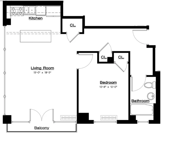 1 bedroom apartment for rent in Harlem - Manhattan, New York
