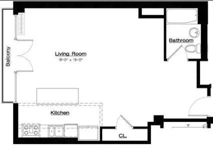 Studio Apartment for rent in Harlem - Manhattan, New York