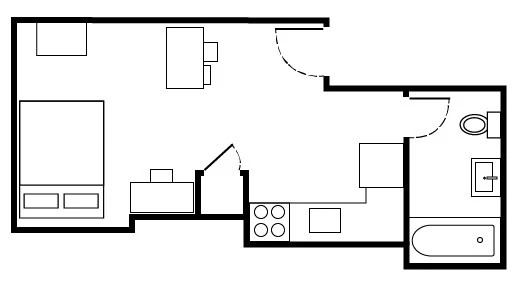 Studio Apartment for rent in East Village - Manhattan, New York