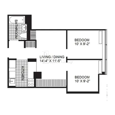 2 bedrooms apartment for rent in Tribeca - Manhattan, New York