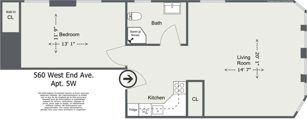 1 bedroom apartment for rent in Upper West Side - Manhattan, New York