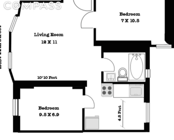 2 bedrooms apartment for rent in West Village - Manhattan, New York