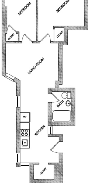 2 bedrooms apartment for rent in Midtown - Manhattan, New York