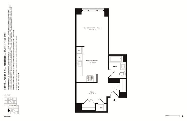 Studio Apartment for rent in Midtown West - Manhattan, New York