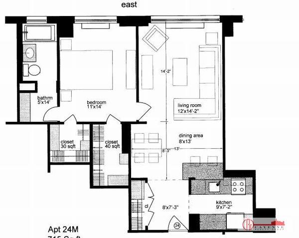 1 bedroom apartment for rent in Midtown East - Manhattan, New York