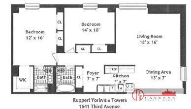 2 bedrooms apartment for rent in Upper East Side - Manhattan, New York