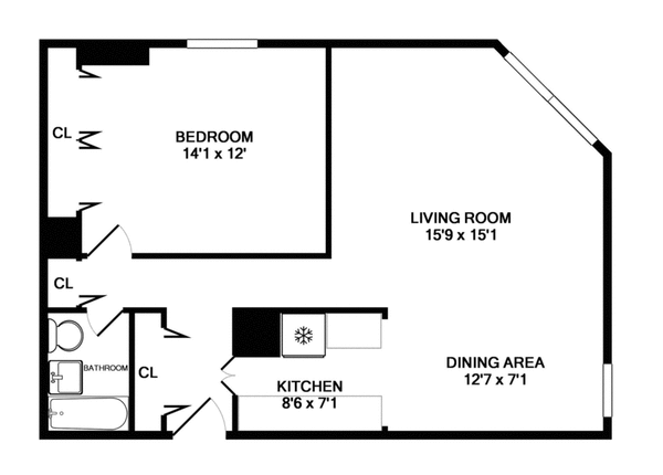 1 bedroom apartment for rent in Upper East Side - Manhattan, New York