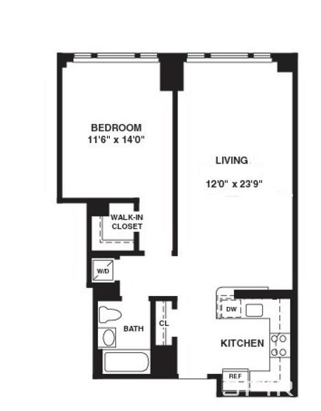 1 bedroom apartment for rent in Greenwich Village - Manhattan, New York