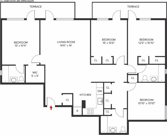 4 bedrooms apartment for rent in West Village - Manhattan, New York