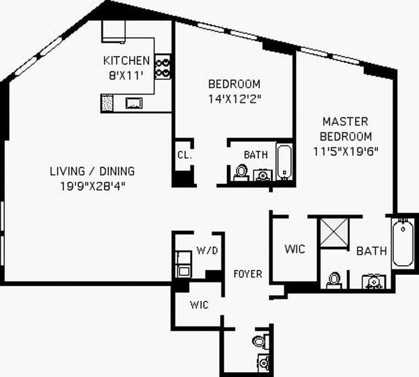 2 bedrooms apartment for rent in Soho - Manhattan, New York