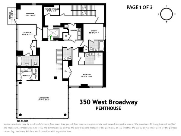 4 bedrooms apartment for rent in Soho - Manhattan, New York