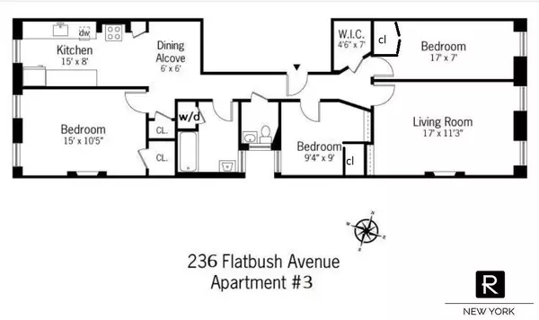 3 bedrooms apartment for rent in Park Slope - Brooklyn, New York