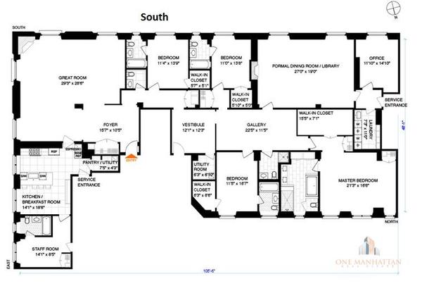 5 bedrooms apartment for rent in Upper West Side - Manhattan, New York