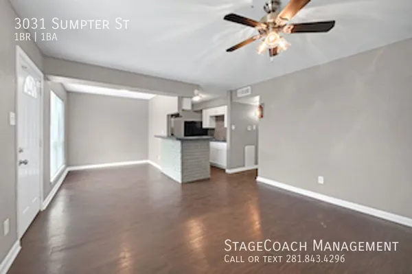 1 bedroom apartment for rent in Greater Fifth Ward - Inner Loop, Houston