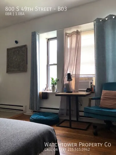 Studio Apartment for rent in Garden Court - West Philadelphia, Philadelphia