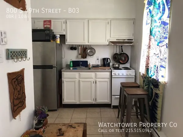 Studio Apartment for rent in Garden Court - West Philadelphia, Philadelphia