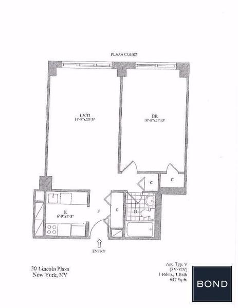 1 bedroom apartment for rent in Upper West Side - Manhattan, New York