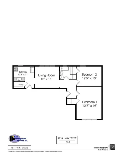 2 bedrooms apartment for rent in Logan Square - North Side, Chicago