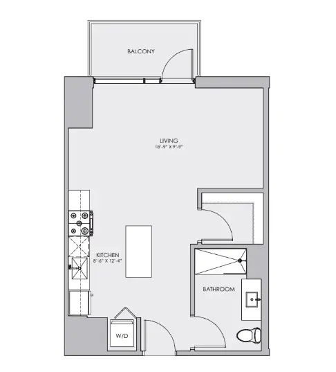 Studio Apartment for rent in Roscoe Village - North Side, Chicago