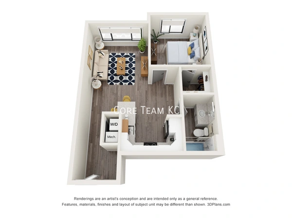 1 bedroom apartment for rent in Armour Hills - KCMO, Kansas City