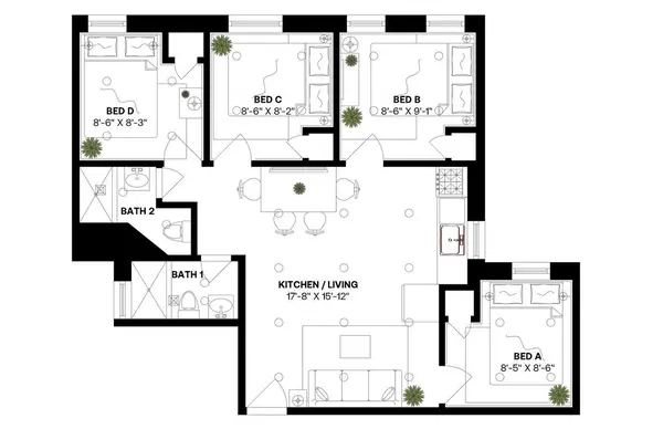 Coliving in Morningside Heights - Manhattan, New York
