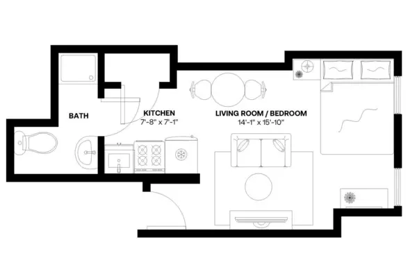 Studio Apartment for rent in East Village - Manhattan, New York