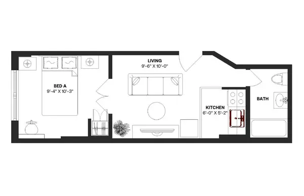 1 bedroom apartment for rent in Midtown West - Manhattan, New York