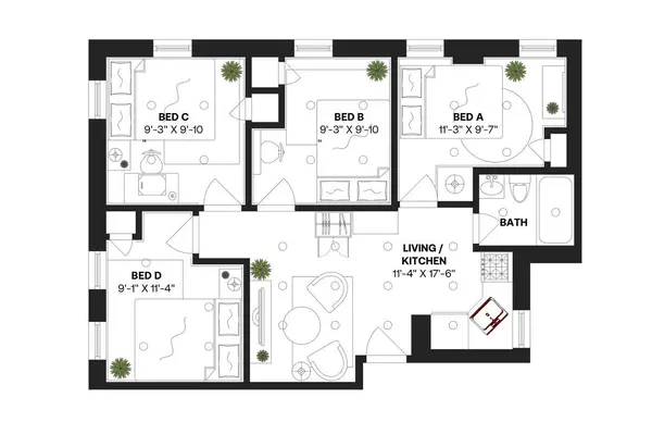 Coliving in Morningside Heights - Manhattan, New York