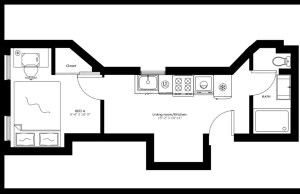 1 bedroom apartment for rent in Midtown West - Manhattan, New York