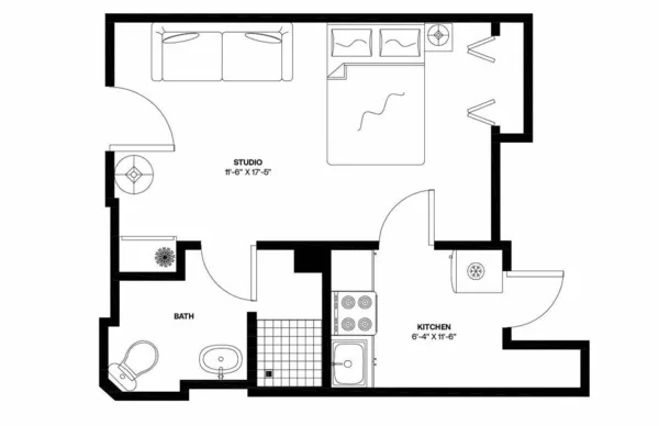 Studio Apartment for rent in Edgewood - Washington Northeast, Washington DC