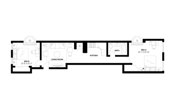 2 bedrooms apartment for rent in East Harlem - Manhattan, New York