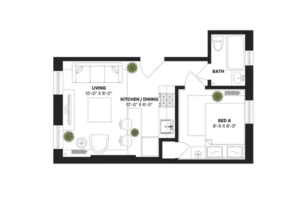 1 bedroom apartment for rent in Midtown West - Manhattan, New York