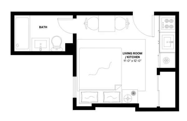 Studio Apartment for rent in Morningside Heights - Manhattan, New York