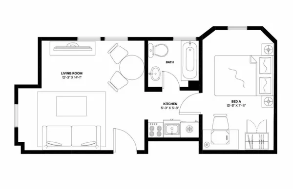 1 bedroom apartment for rent in Financial District - Boston, Boston