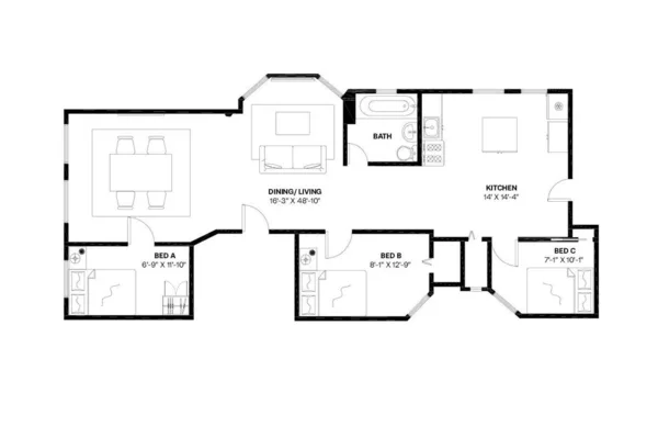 Coliving in Ukrainian Village - West Side, Chicago