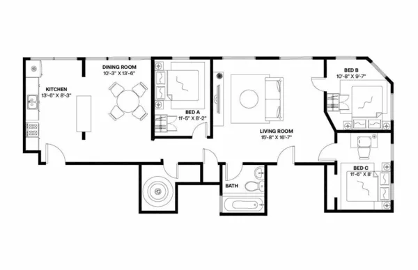 Coliving in Ukrainian Village - West Side, Chicago