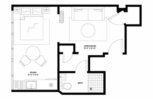Studio Apartment for rent in Mount Pleasant - Washington Northwest, Washington DC